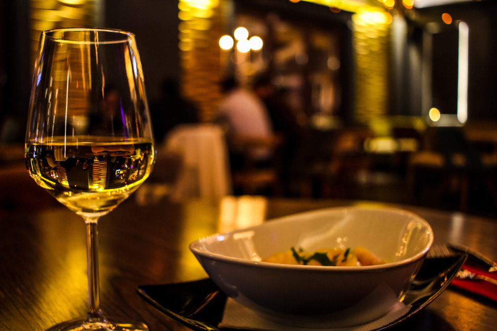 Glass of wine